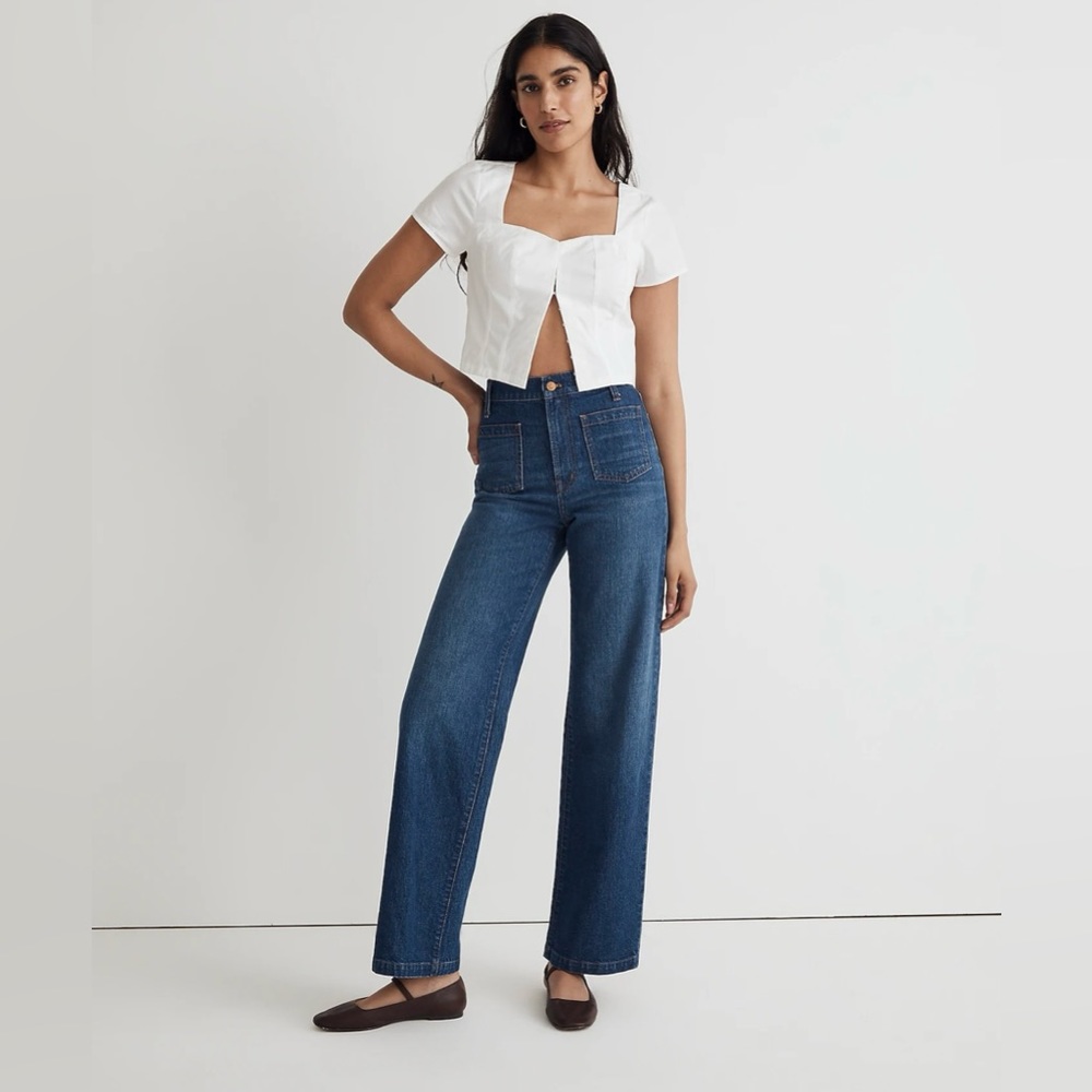 Madewell Dark Blue Flare Jeans